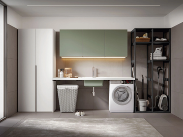 MINERVA 11A - Sectional laundry room cabinet by Edoné by Agorà - view 2